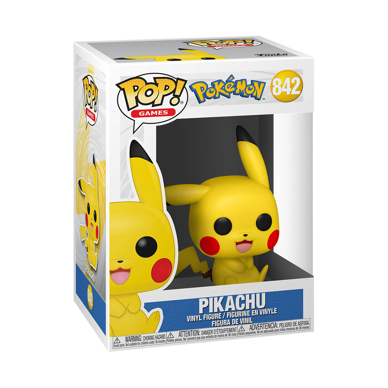 Funko Pop Games: Pokemon - Pikachu Sentado