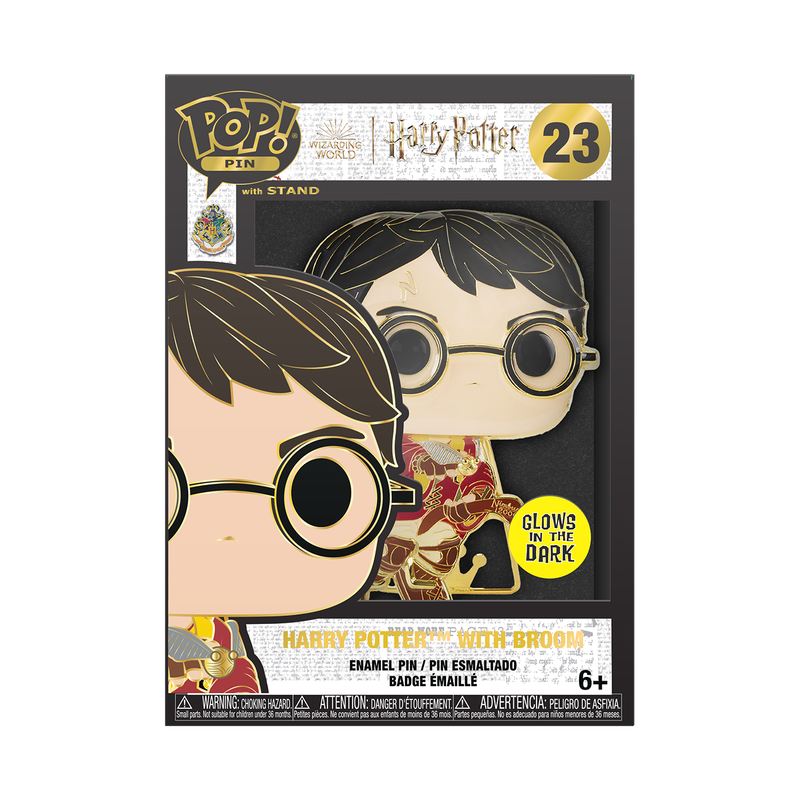 Funko Pop Pin: Harry Potter Prisionero De Azkaban 20 Aniversario - Harry Potter En Escoba Pin Esmaltado