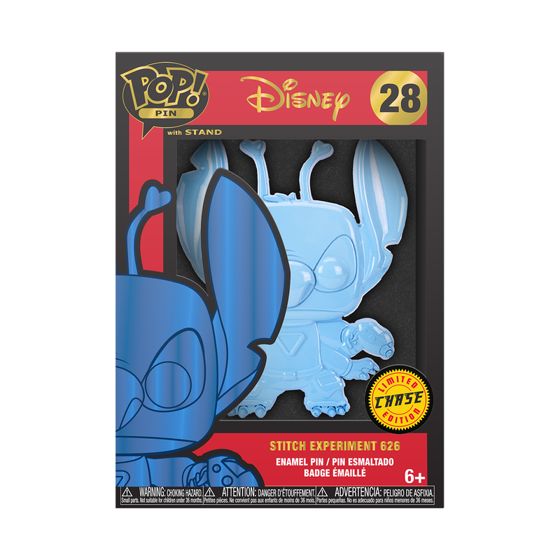 Funko Pop Pin: Disney Lilo y Stitch - Stitch Experimento 626 Pin Esmaltado