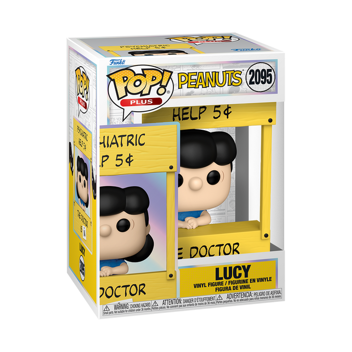Funko Pop Plus: Peanuts - Lucy con Cabina Psiquiatrica