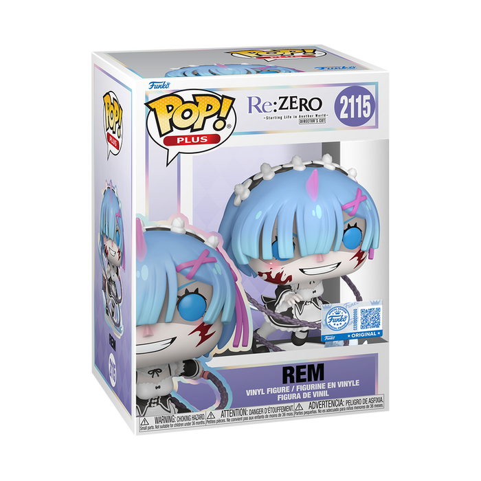 Funko Pop Plus: Re Zero - Rem Oni con Morningstar Exclusivo
