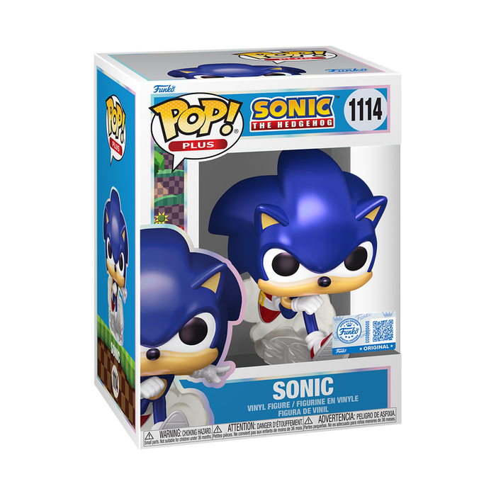 Funko Pop Plus: Sonic The Hedgehog - Sonic Perlecente Exclusivo