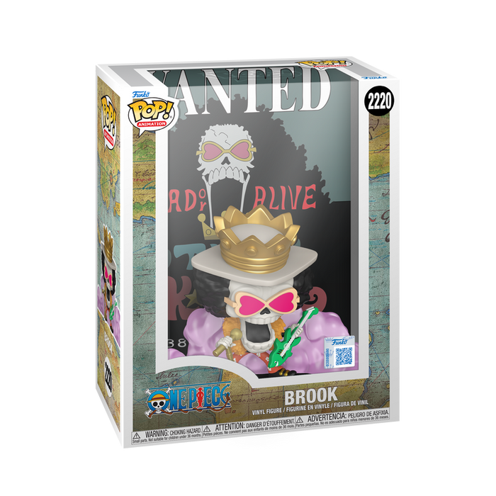 Funko Pop Game Cover: One Piece - Brook Wanted Exclusivo
