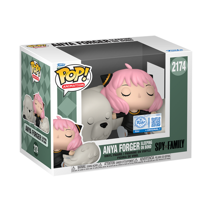 Funko Pop Premium: Spy x Family - Anya durmiendo con Bond Exclusivo