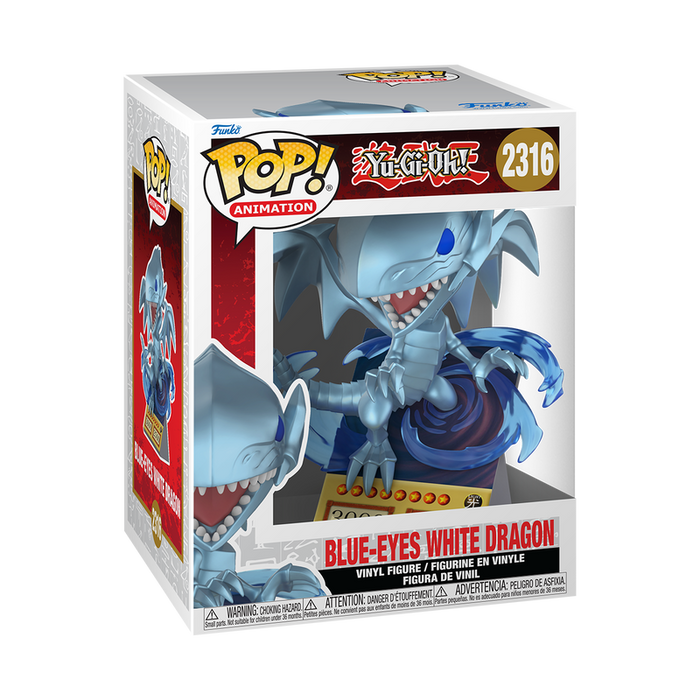 Funko Pop Premium: Yu Gi Oh - Dragon Blanco de Ojos Azules carta