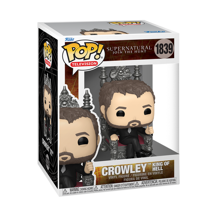 Funko Pop Premium: Supernatural - Crowley Rey del Infierno
