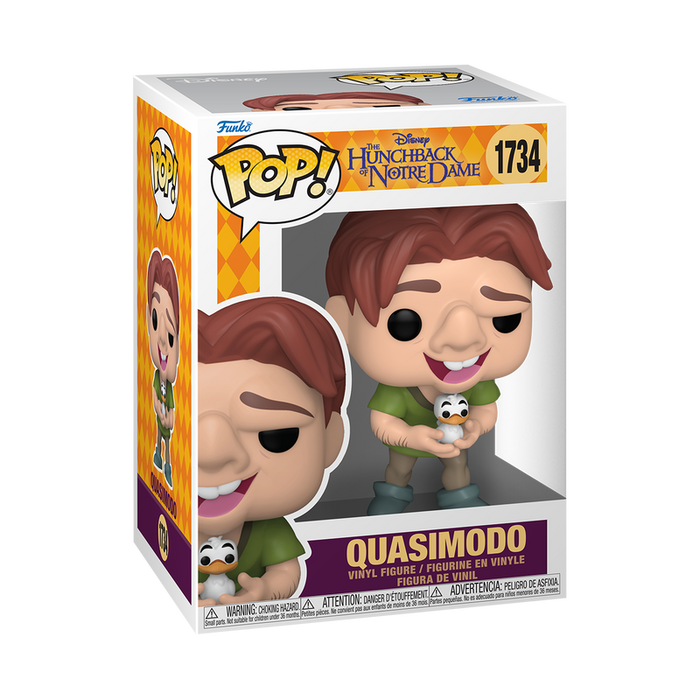 Funko Pop Disney: El jorobado de Notre Dame - Quasimodo con ave