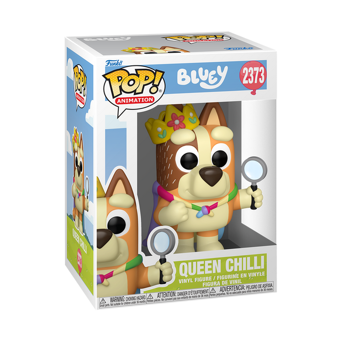 Funko Pop Animation: Bluey - Chili como reina