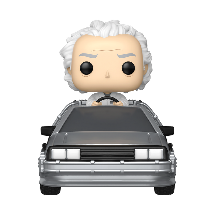 Funko Pop Rides Deluxe: Volver Al Futuro - Doc en DeLorean