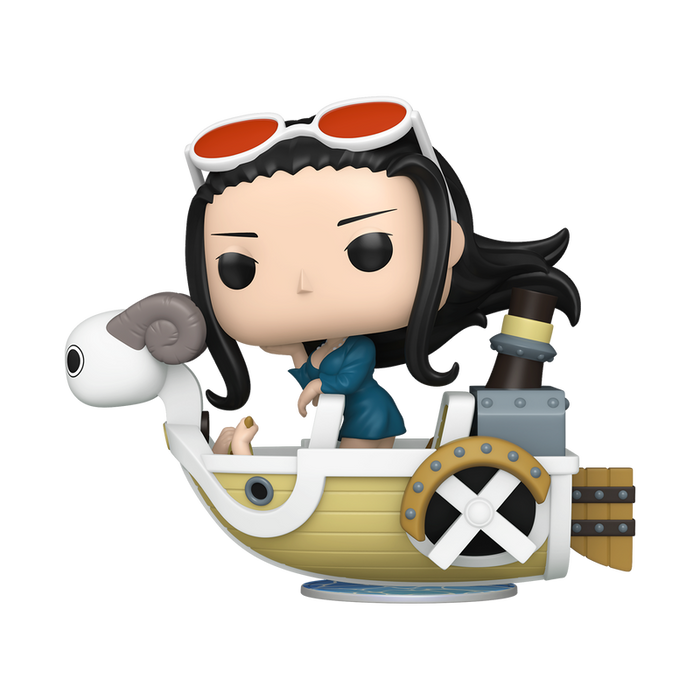Funko Pop Ride Deluxe: One Piece - Nico Robin con Mini Merry II Exclusivo