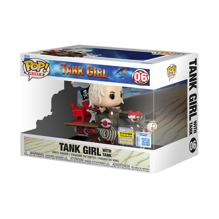 Funko Pop Rides Deluxe: Tank Girl - Tank Girl con Tanque Exclusivo SDCC 2025