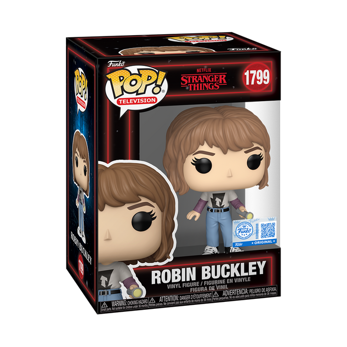 Funko Pop TV: Stranger Things 5 - Robin Buckley con Linterna Exclusivo