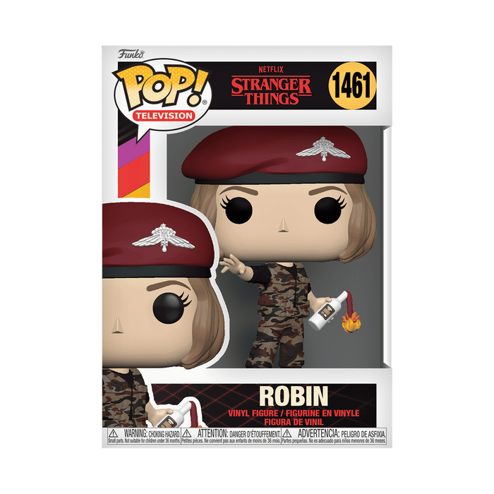 Funko Pop TV: Stranger Things S4 - Robin Con Bomba Molotov