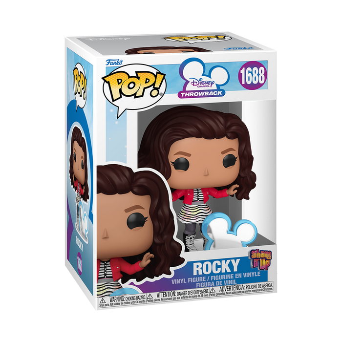 Funko Pop Disney: Shake It Up - Rocky con Iconos de Disney
