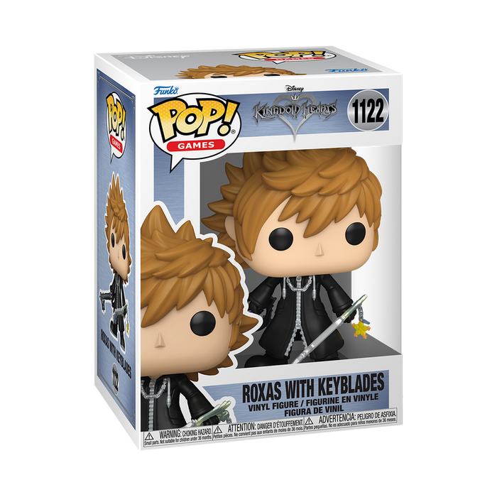 Funko Pop Games: Kingdom Hearts - Roxas con Llaves Espada