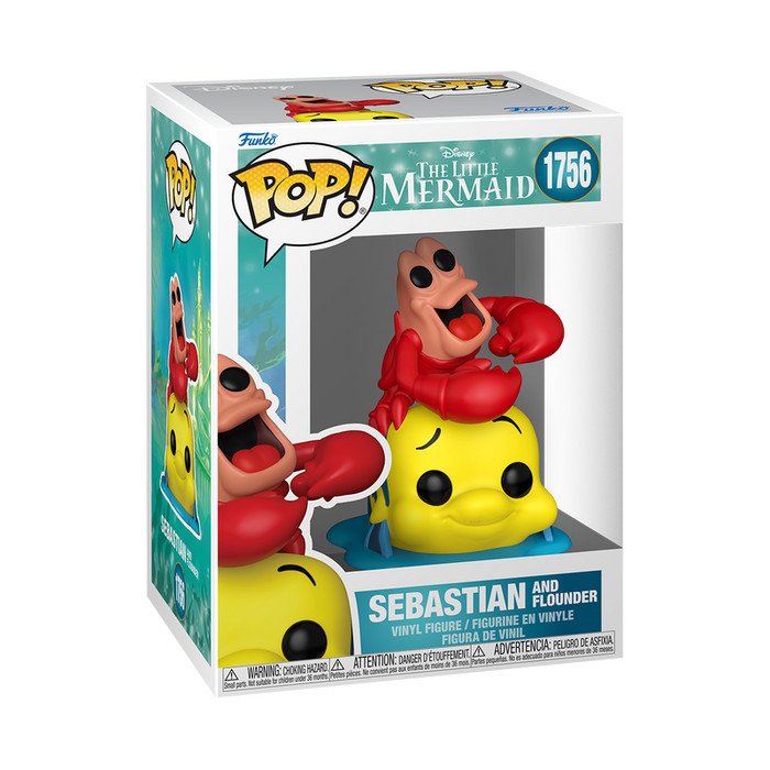 Funko Pop Disney: La Sirenita - Sebastian y Flounder