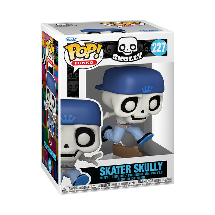 Funko Pop Icons: Skully en patineta