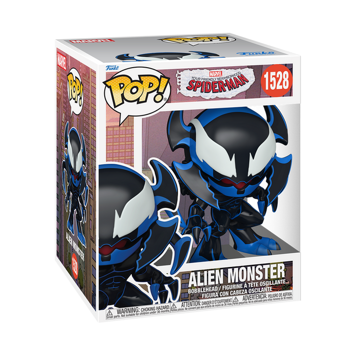 Funko Pop Super: Marvel Your Friendly Neighborhood Spider-Man - Alien Monster 6 Pulgadas