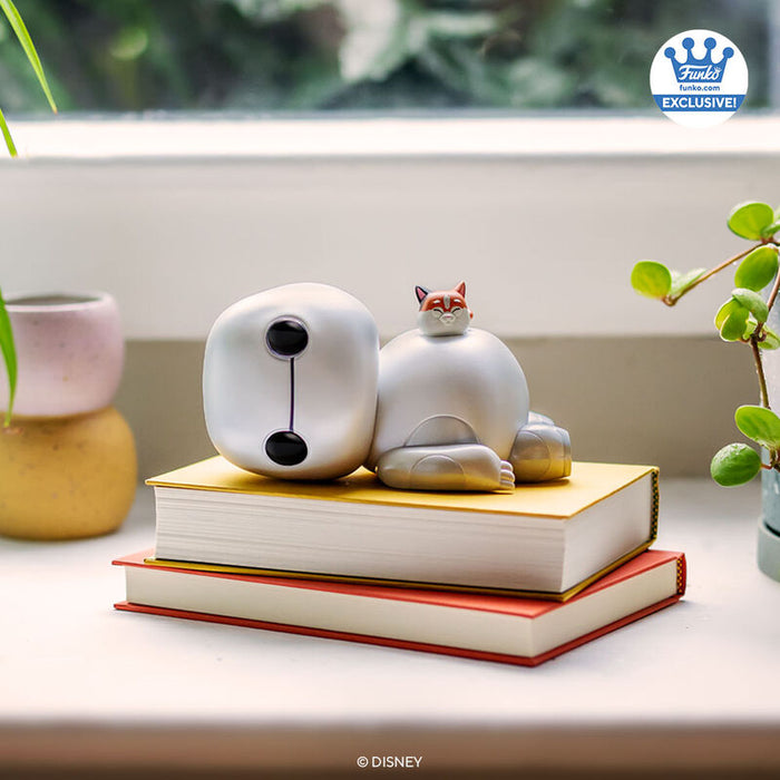 Funko Pop Super: Disney Grandes Heroes - Baymax Con Mochi 6 Pulgadas Exclusivo Funko Shop