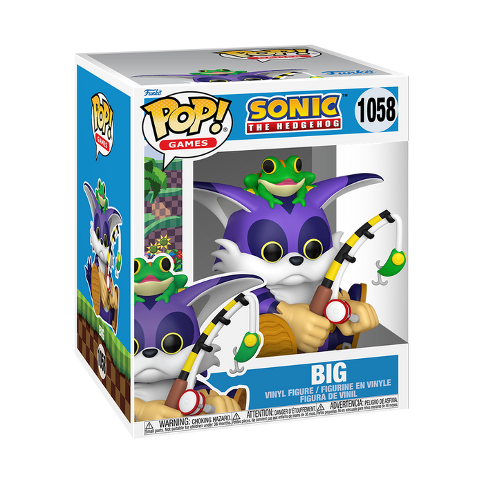 Funko Pop Super: Sonic The Hedgehog - Big y Froggy 6 Pulgadas
