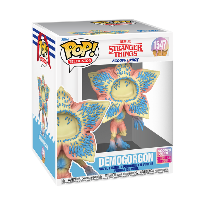 Funko Pop Super: Stranger Things - Demogorgon Scoops Ahoy Sherbert Surprise 6 Pulgadas