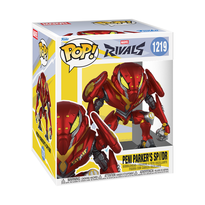 Funko Pop Super: Marvel Rivals - Peni Parker con mecha 6 Pulgadas