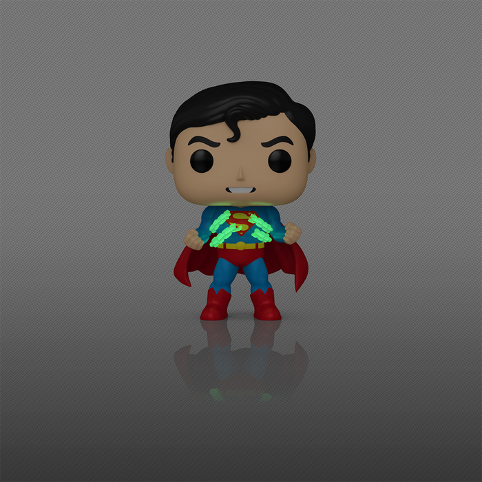 Funko Pop Heroes: DC - Superman Rompiendo Cadenas Glow Exclusivo