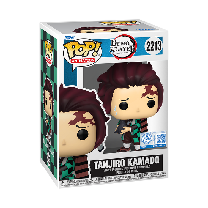 Funko Pop Animation: Demon Slayer - Tanjiro con Cuervo Exclusivo