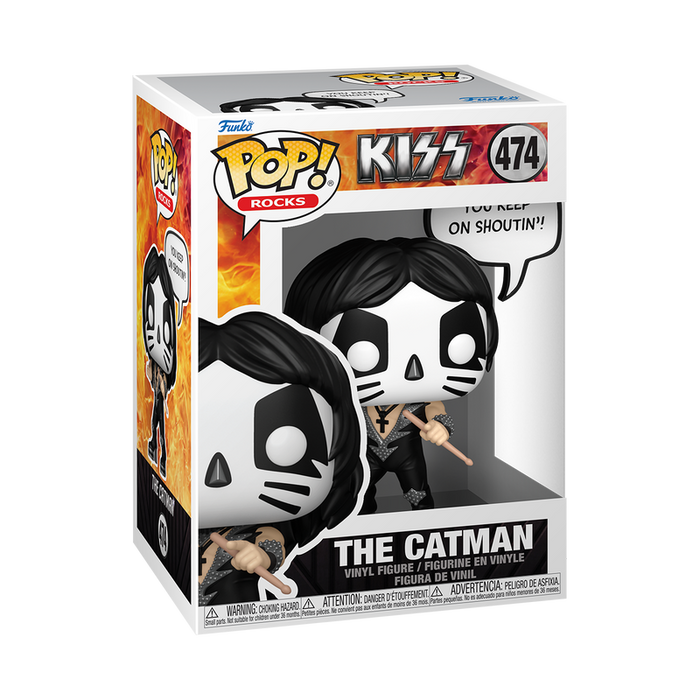 Funko Pop Sayings: Kiss Rock And Roll All Night - The Catman