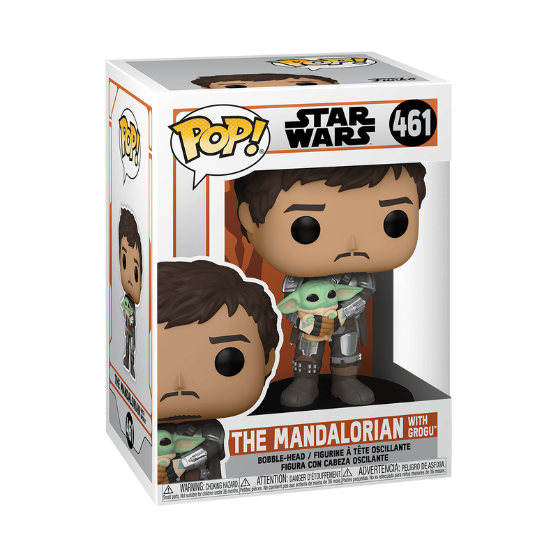 Funko Pop Star Wars: The Mandalorian - Mando Con Baby Yoda