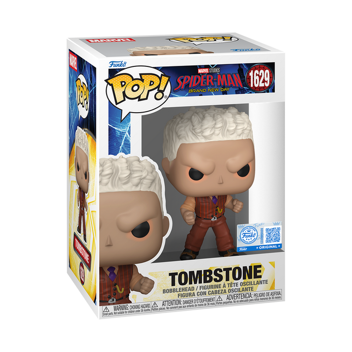 Funko Pop Marvel: Spiderman Brand New Day - Tombstone Exclusivo