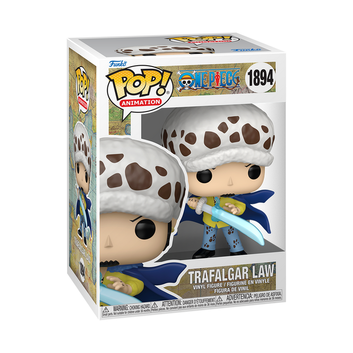 Funko Pop Animation: One Piece - Trafalgar Law Con Blue Anesthesia