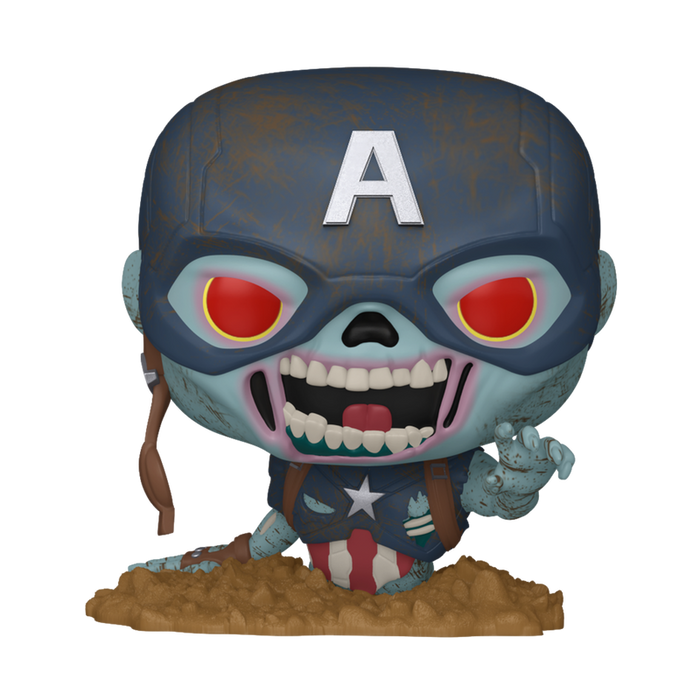 Funko Pop Marvel: Marvel Zombies - Capitan America Zombie