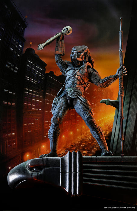NECA Figura de Accion: Depredador 2 - City Hunter Poster Series 7 Pulgadas