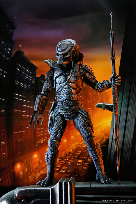 NECA Figura de Accion: Depredador 2 - City Hunter Poster Series 7 Pulgadas