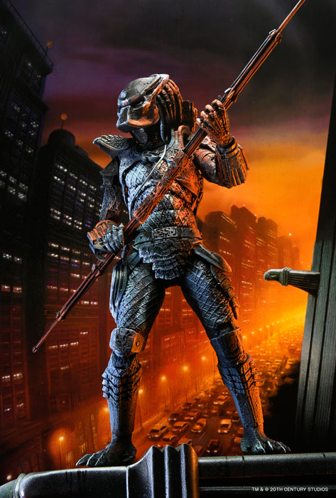 NECA Figura de Accion: Depredador 2 - City Hunter Poster Series 7 Pulgadas