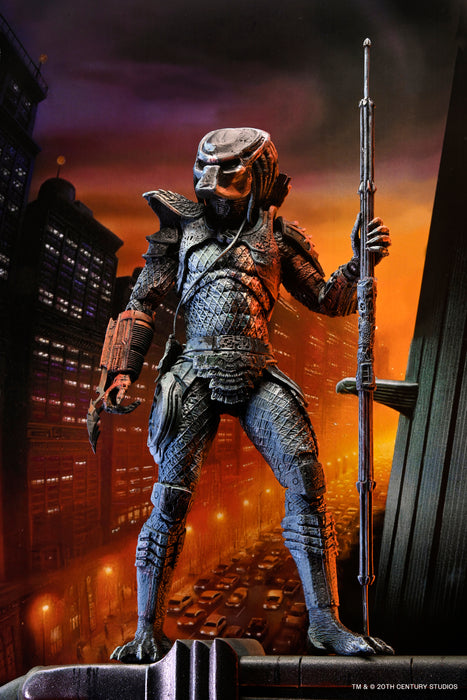NECA Figura de Accion: Depredador 2 - City Hunter Poster Series 7 Pulgadas