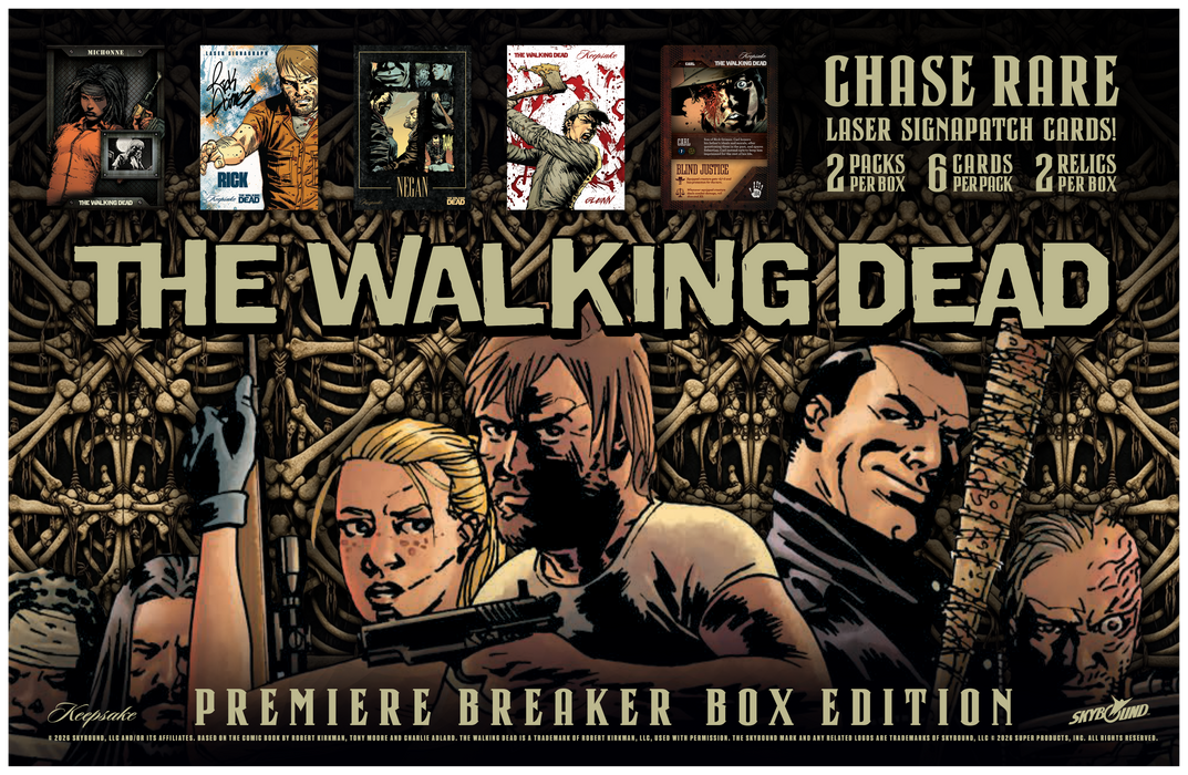 SUPER BREAK: Keepsake - The Walking Dead Premiere Breaker Edition Hobby Box