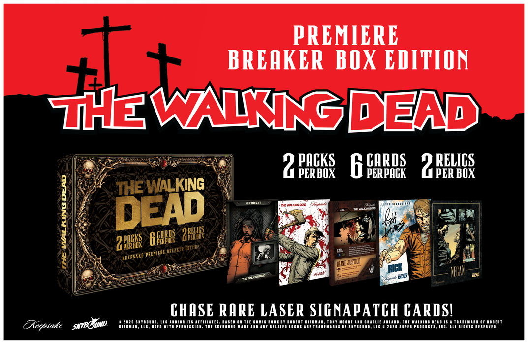 SUPER BREAK: Keepsake - The Walking Dead Premiere Breaker Edition Hobby Box