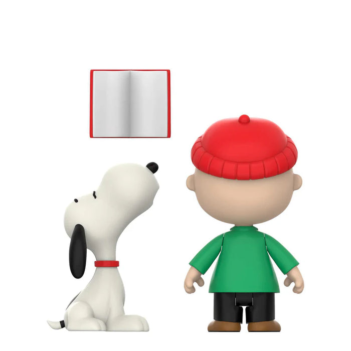 Super7 Reaction: Peanuts Charlie Brown - Charlie Brown Y Snoopy Villancicos 2 Pack