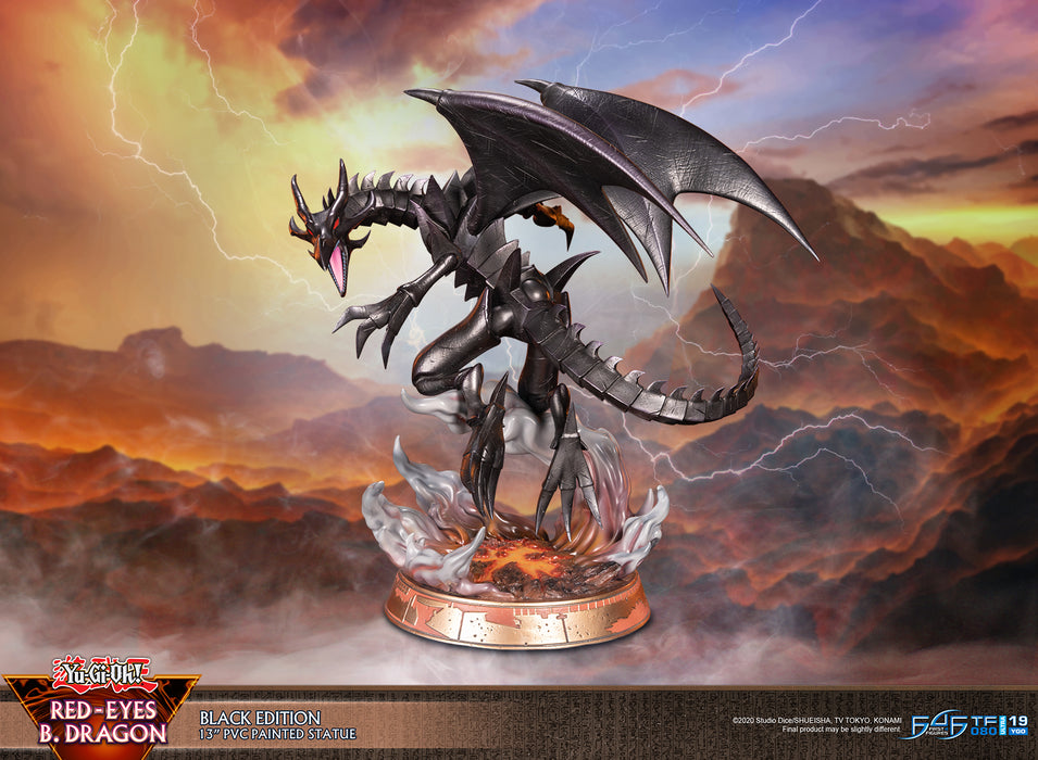 First 4 Figures: Yu Gi Oh - Dragon Negro De Ojos Rojos 13 Pulgadas
