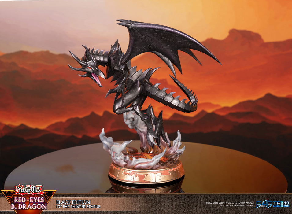First 4 Figures: Yu Gi Oh - Dragon Negro De Ojos Rojos 13 Pulgadas