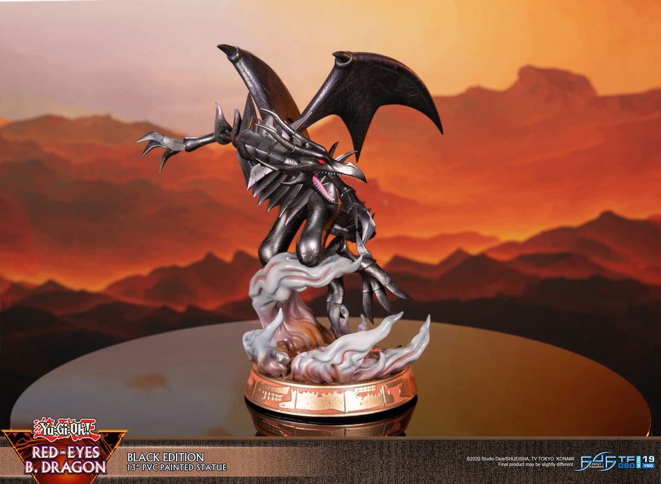 First 4 Figures: Yu Gi Oh - Dragon Negro De Ojos Rojos 13 Pulgadas