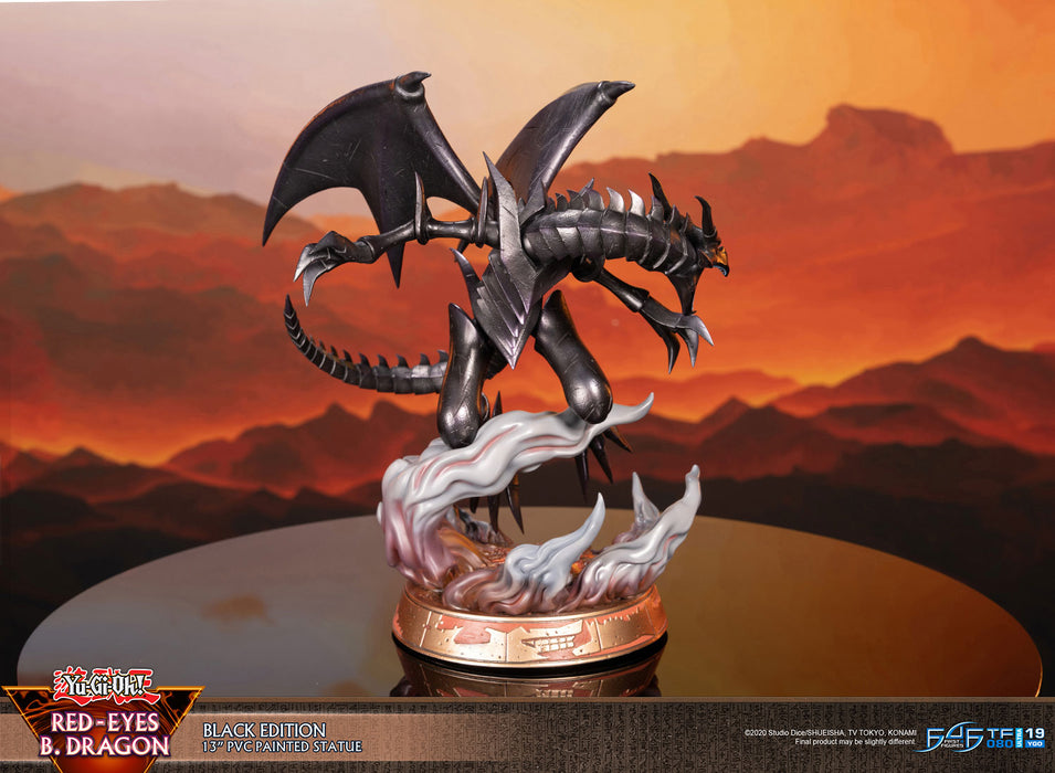 First 4 Figures: Yu Gi Oh - Dragon Negro De Ojos Rojos 13 Pulgadas