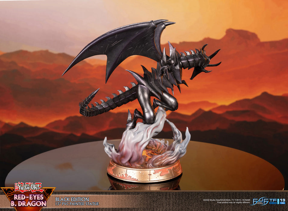 First 4 Figures: Yu Gi Oh - Dragon Negro De Ojos Rojos 13 Pulgadas