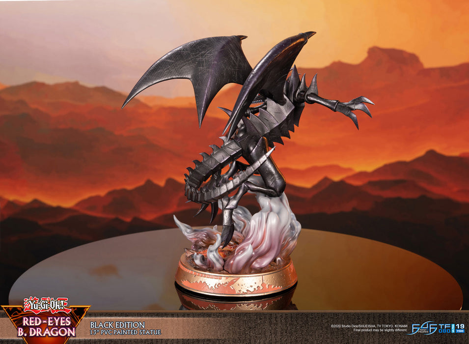 First 4 Figures: Yu Gi Oh - Dragon Negro De Ojos Rojos 13 Pulgadas