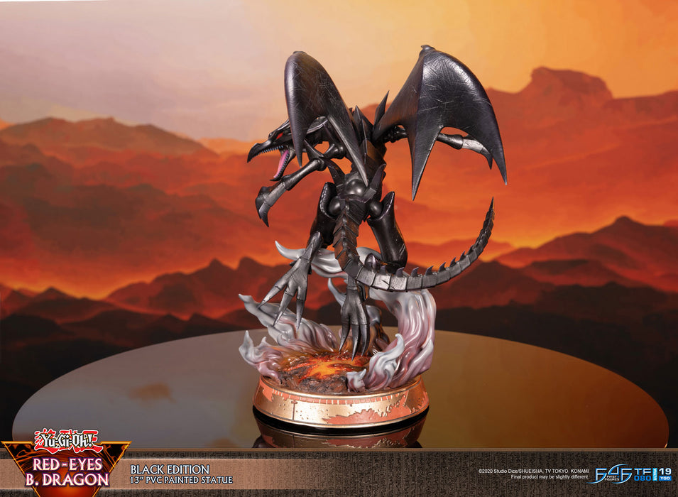 First 4 Figures: Yu Gi Oh - Dragon Negro De Ojos Rojos 13 Pulgadas
