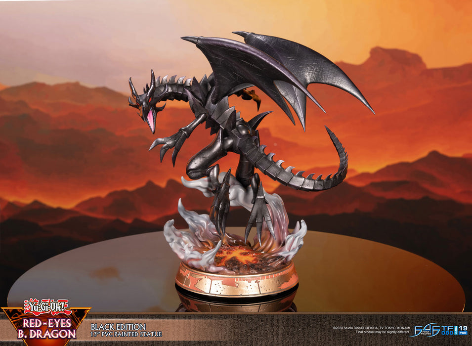 First 4 Figures: Yu Gi Oh - Dragon Negro De Ojos Rojos 13 Pulgadas