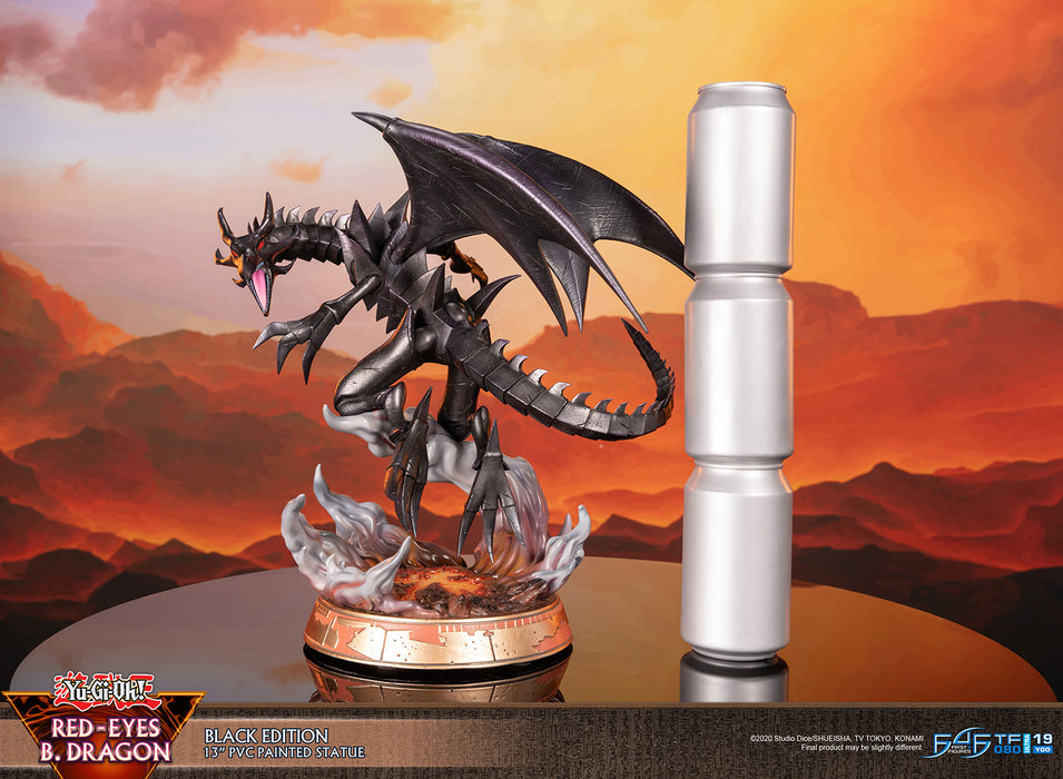 First 4 Figures: Yu Gi Oh - Dragon Negro De Ojos Rojos 13 Pulgadas