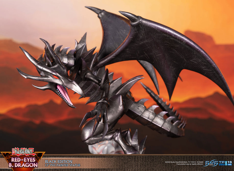First 4 Figures: Yu Gi Oh - Dragon Negro De Ojos Rojos 13 Pulgadas